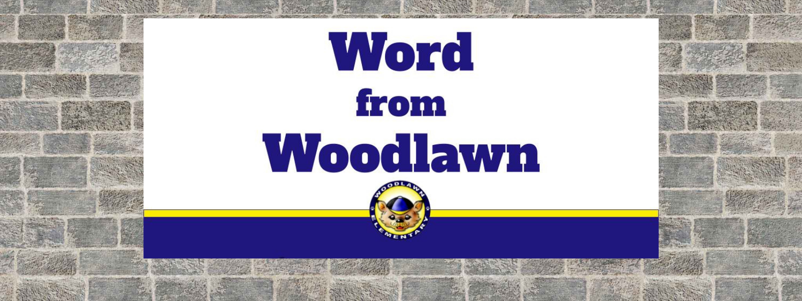 Word from Woodlawn
