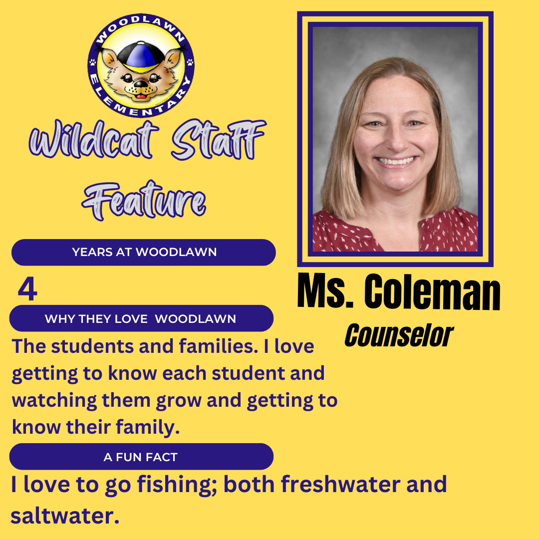 Wildcat Staff Feature - Ms. Coleman