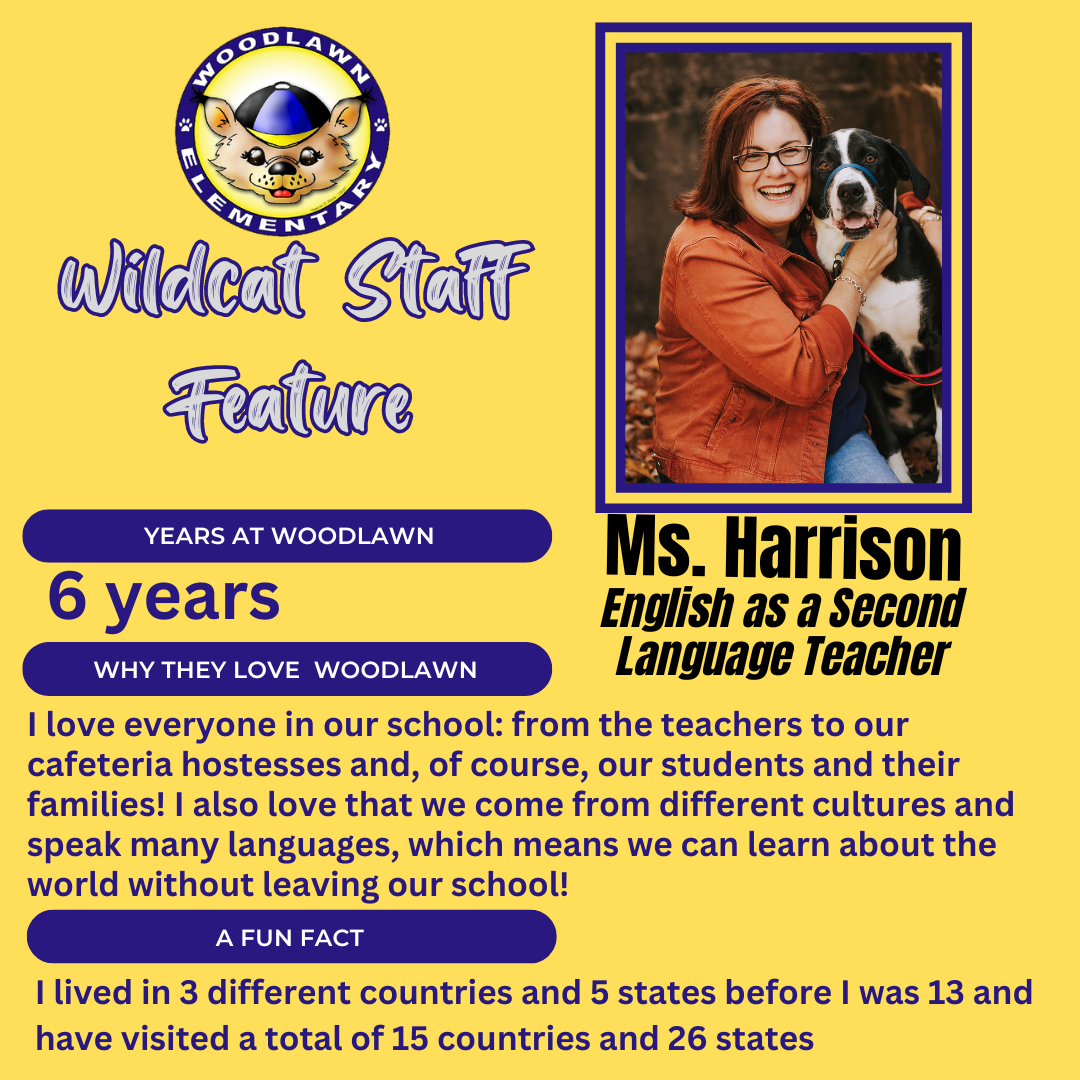 Staff Feature Ms. Harrison