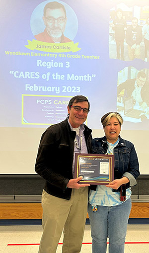 fcps cares recognition event at woodlawn elementary